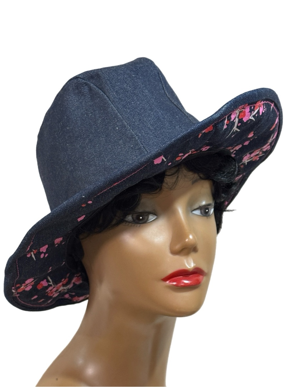 Vintage Goorin Brothers Denim  Fedora Hat